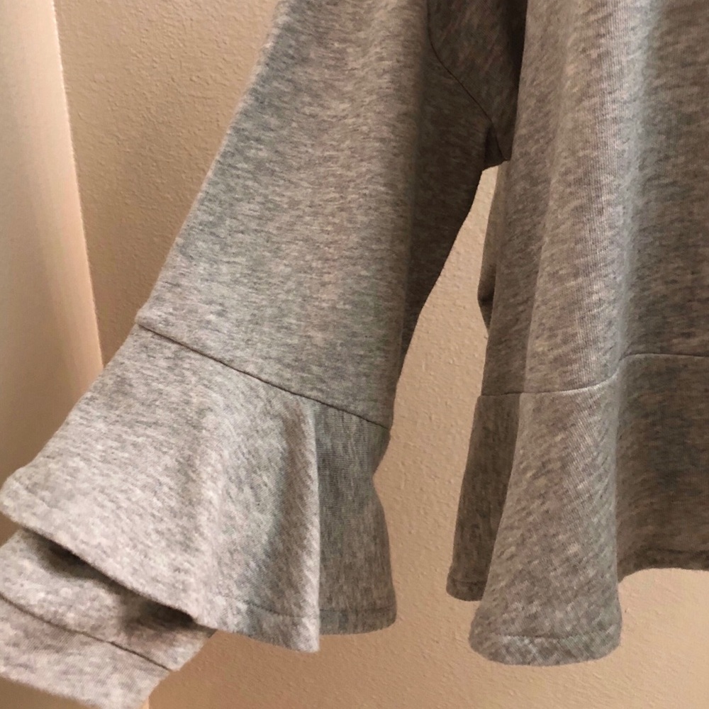Ruffle Sleeve Sweatshirt - Picture 3 of 6